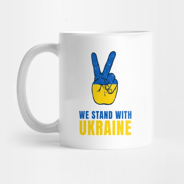 We Stand with Ukraine by Jitterfly